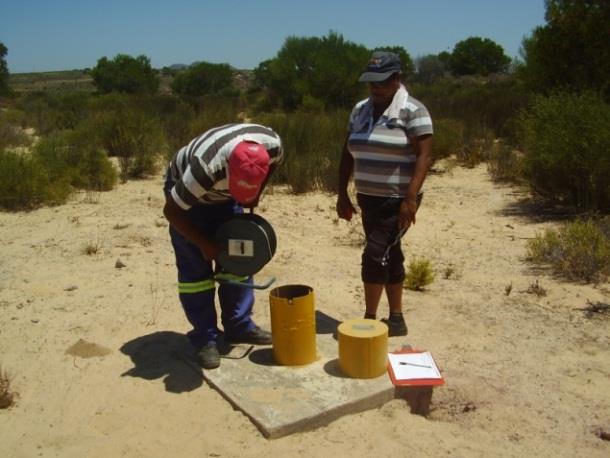 Photo 8: Abstraction monitoring at Cederberg Municipality boreholes